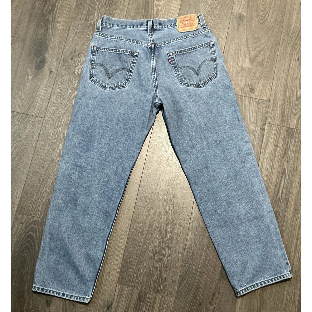Levis 550 Jeans Mens 34x30 Blue Denim Relaxed Fit Y2K